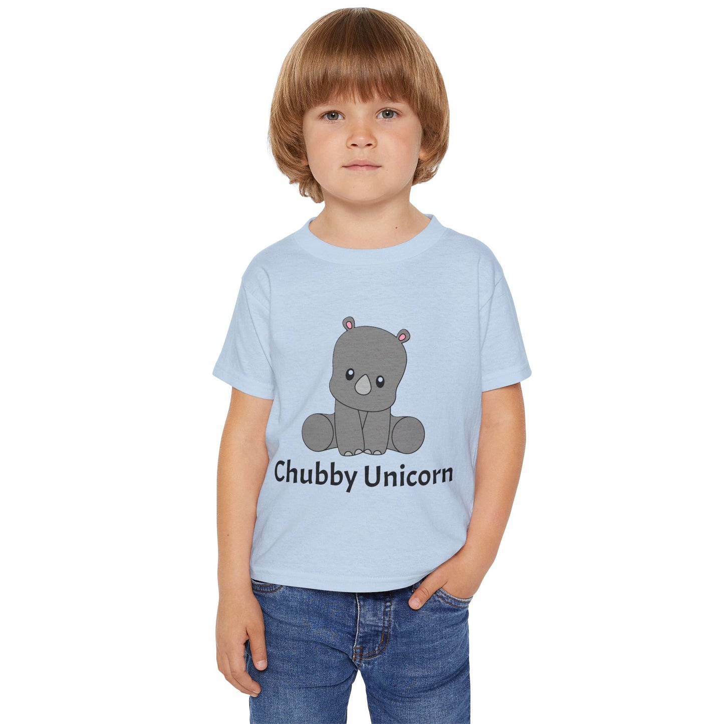 Chubby Unicorn - Heavy Cotton™ Toddler T-shirt