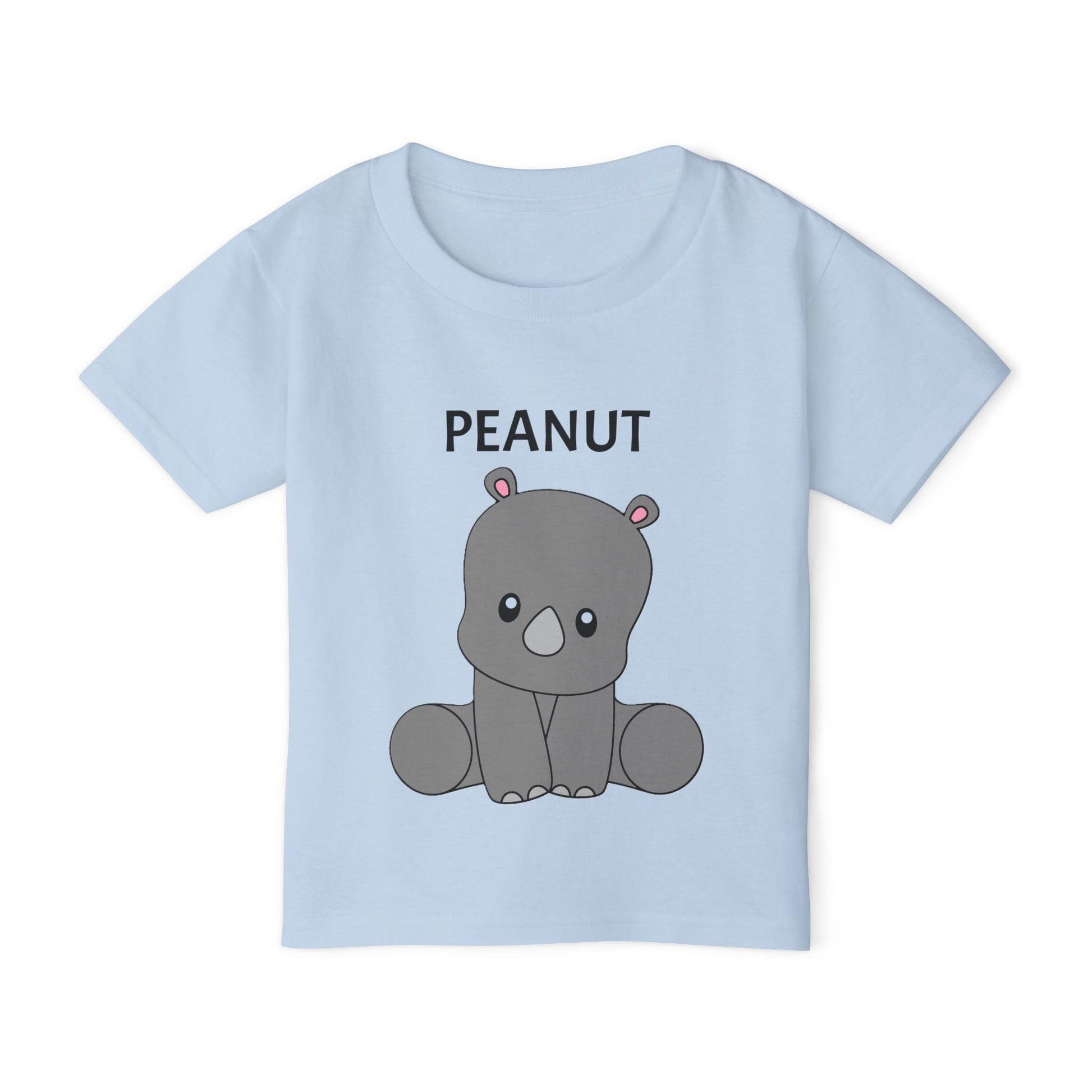 Customizable Baby Rhino Toddler T-shirt — Personalized Name, Playtime Design