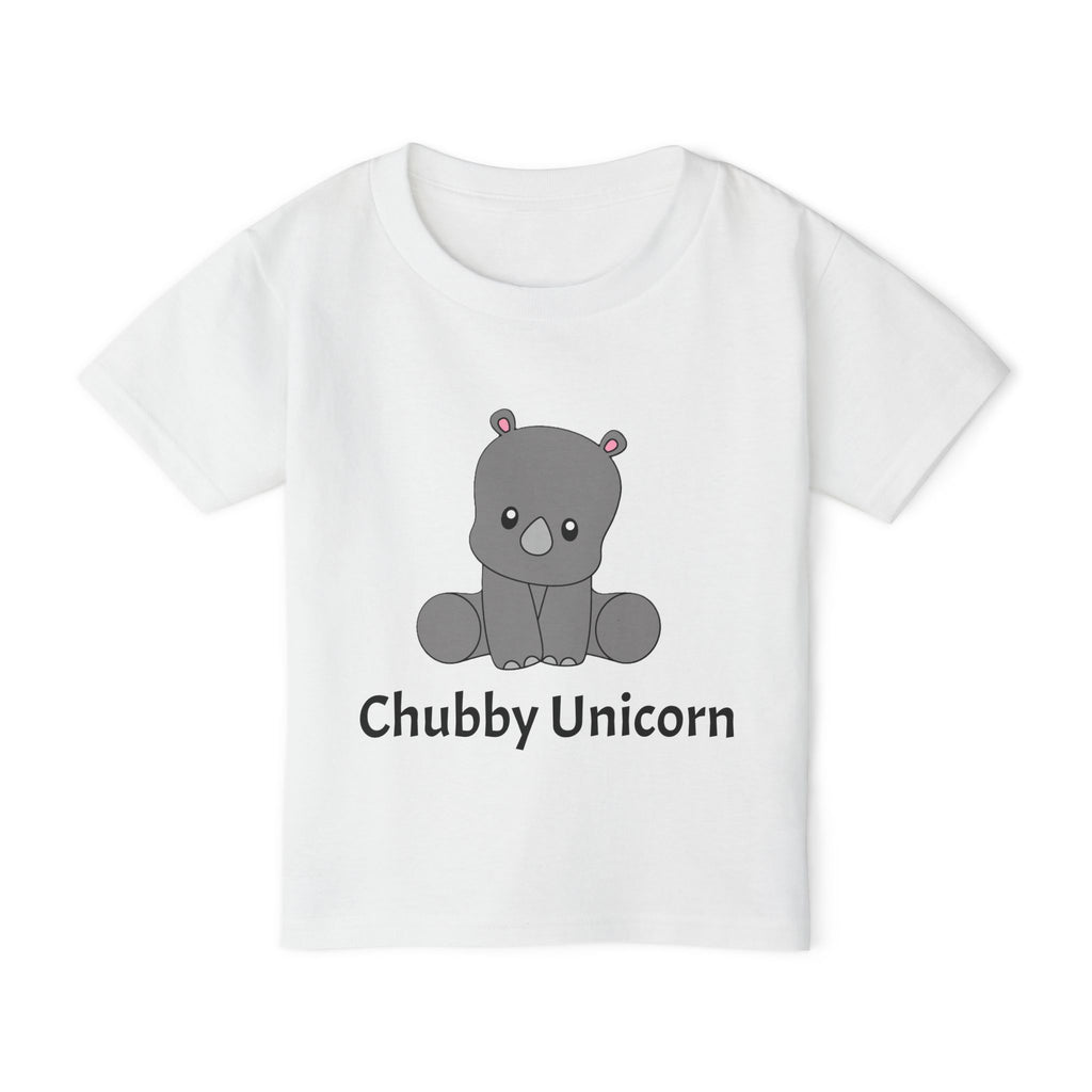 Chubby Unicorn Toddler T-shirt - Baby Rhino