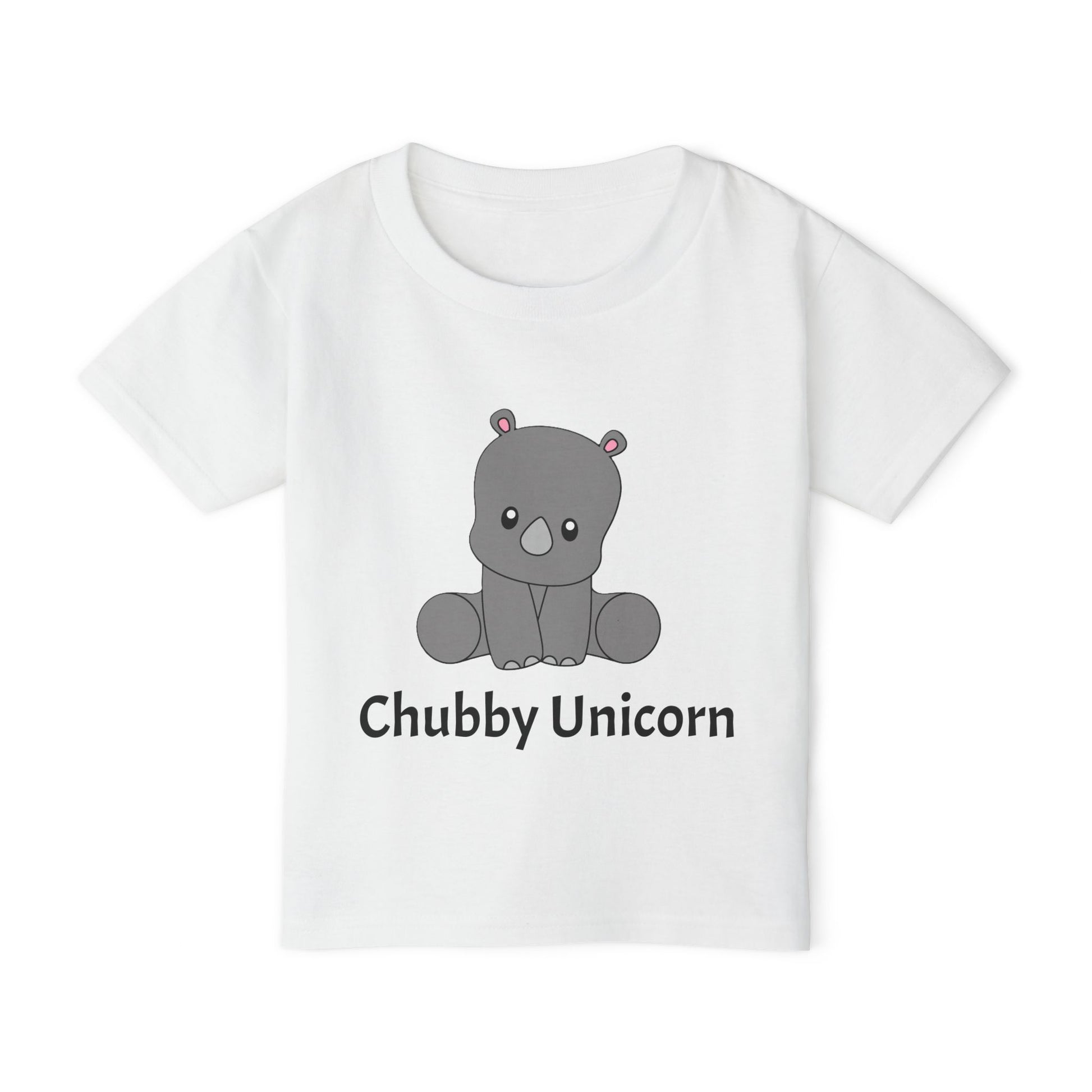 Chubby Unicorn Toddler T-shirt - Baby Rhino