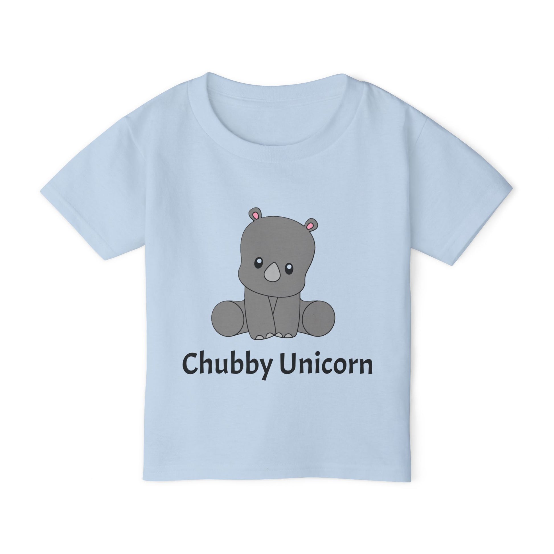 Chubby Unicorn Toddler T-shirt - Baby Rhino