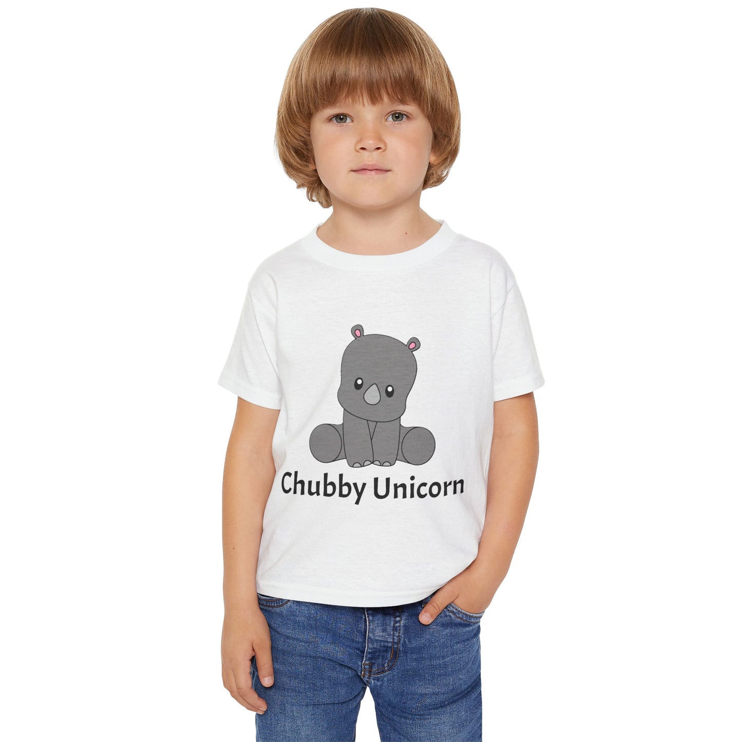 Chubby Unicorn - Heavy Cotton™ Toddler T-shirt
