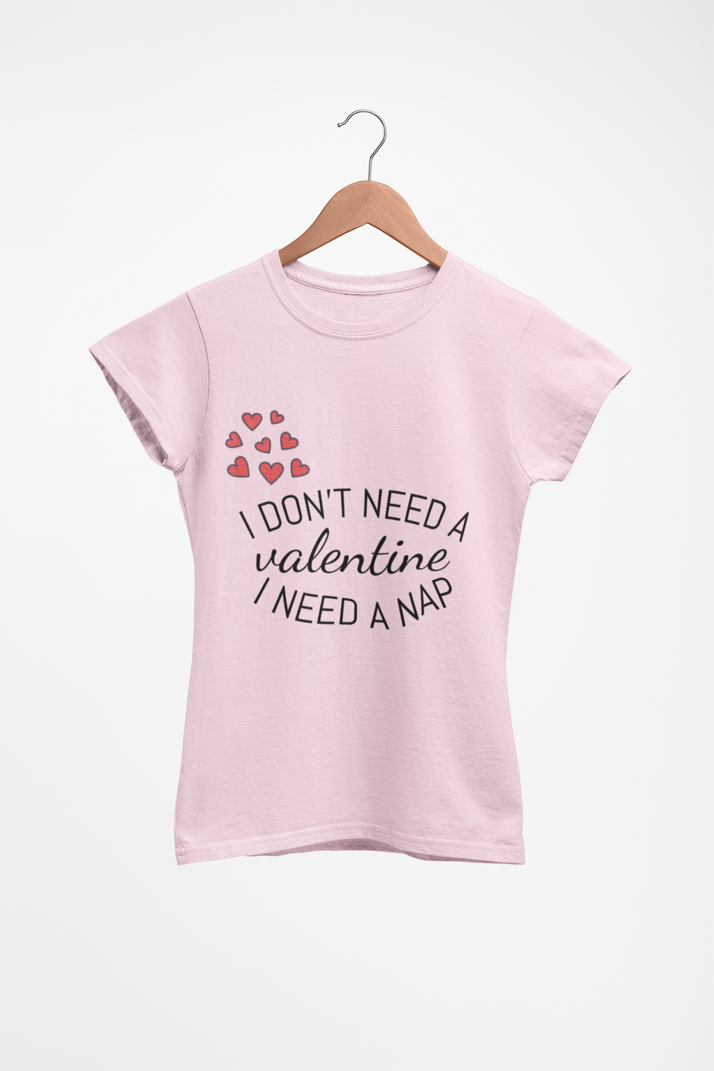Valentine’s Nap Tee — 'All I Want for Valentine’s Is a Nap' Cute Comfy Shirt