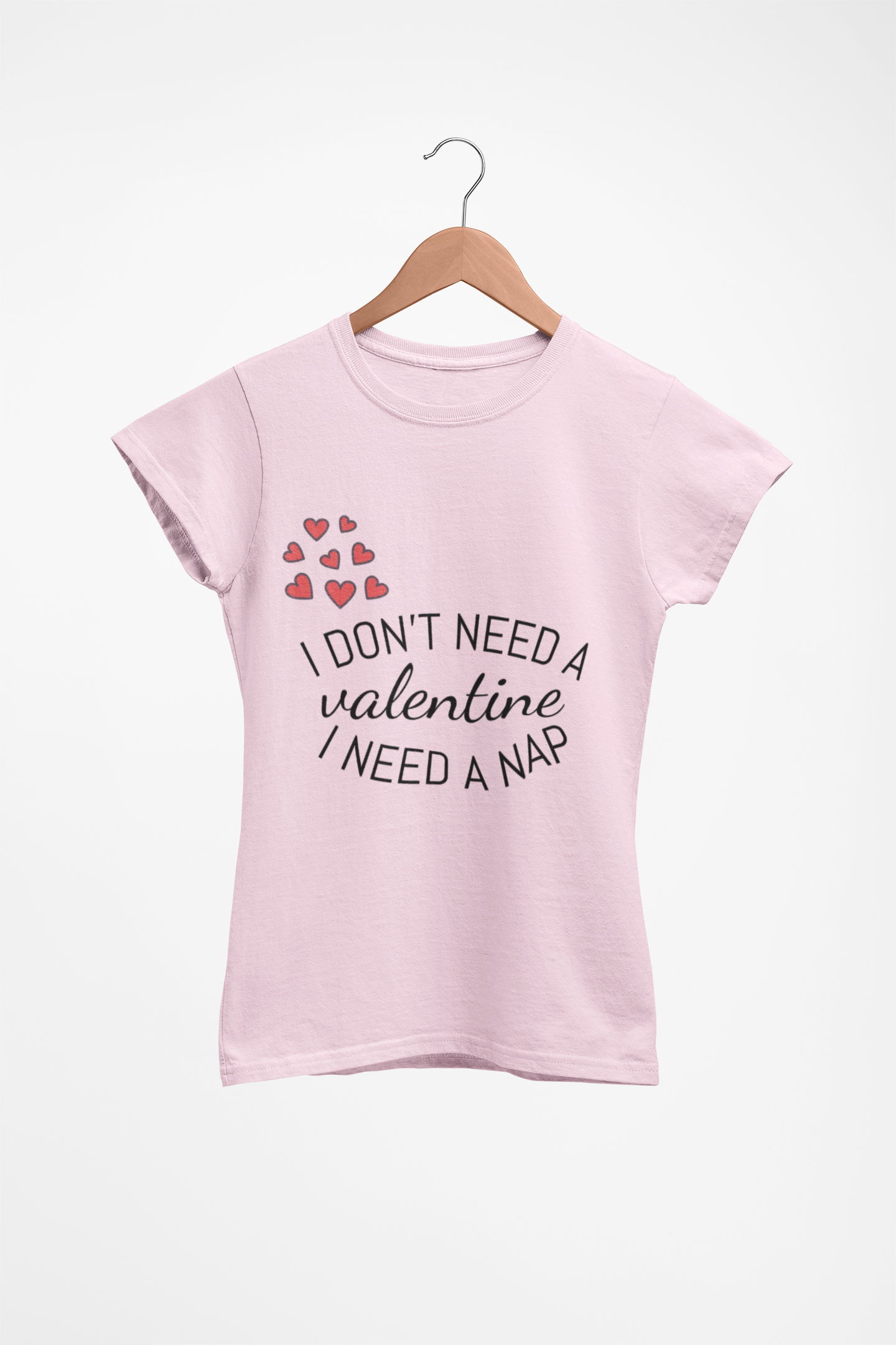 Valentine’s Nap Tee — 'All I Want for Valentine’s Is a Nap' Cute Comfy Shirt