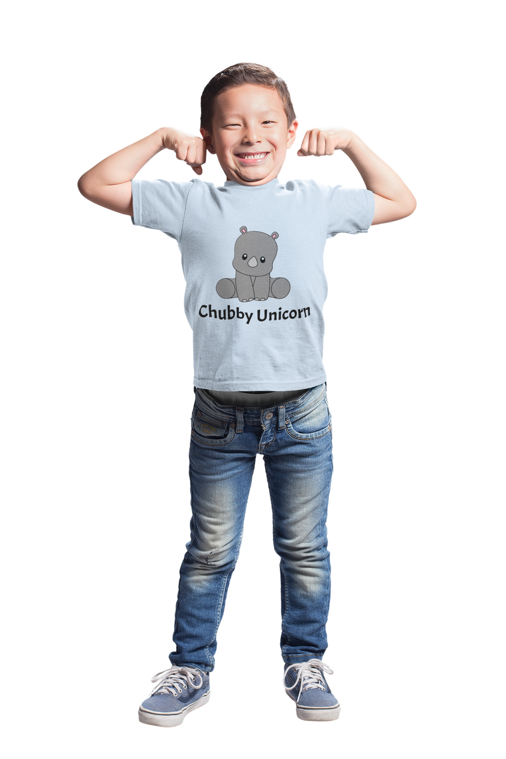 Chubby Unicorn Toddler T-shirt - Baby Rhino