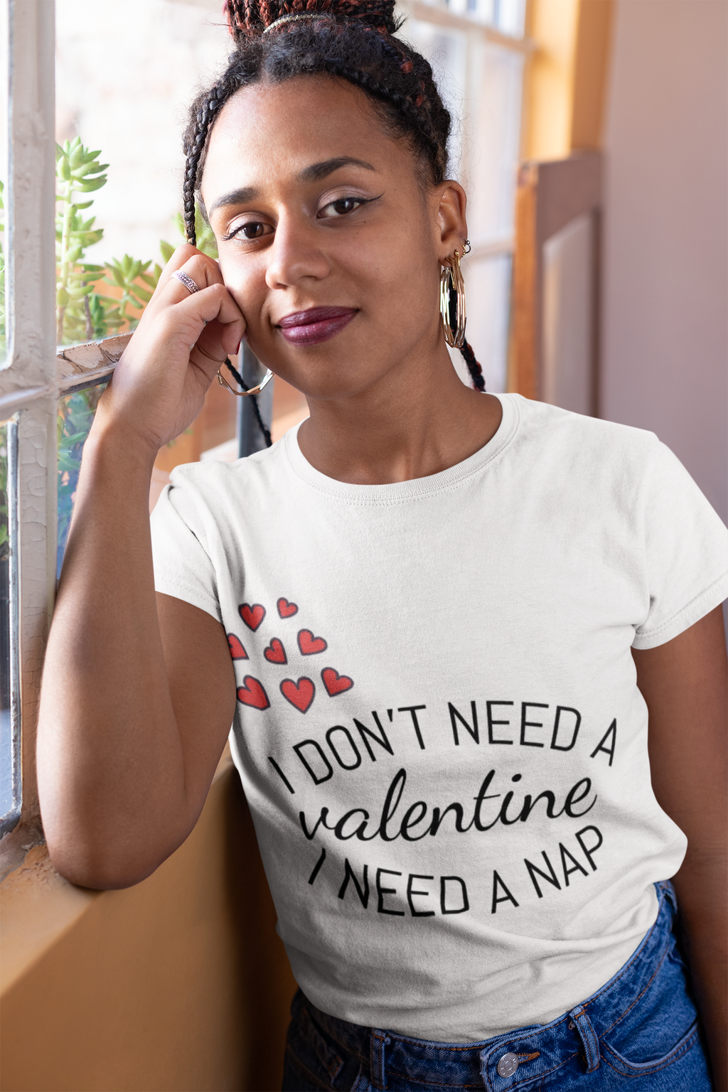 Valentine’s Day Tee — 'I need a Nap' Cute Comfy Shirt