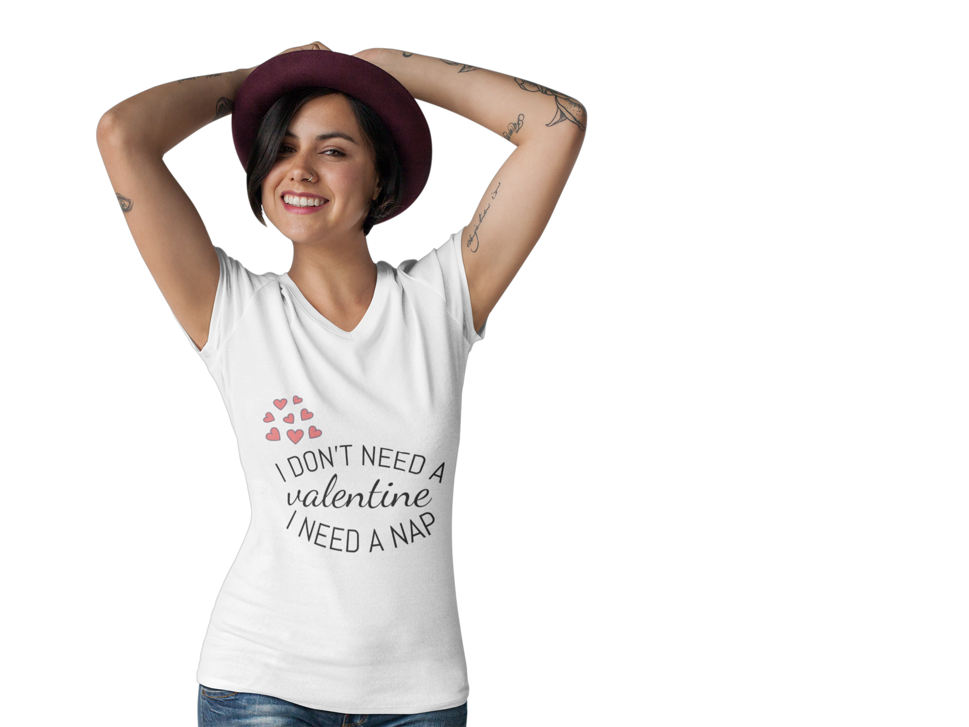 Valentine’s Day Tee — 'I need a Nap' Cute Comfy Shirt