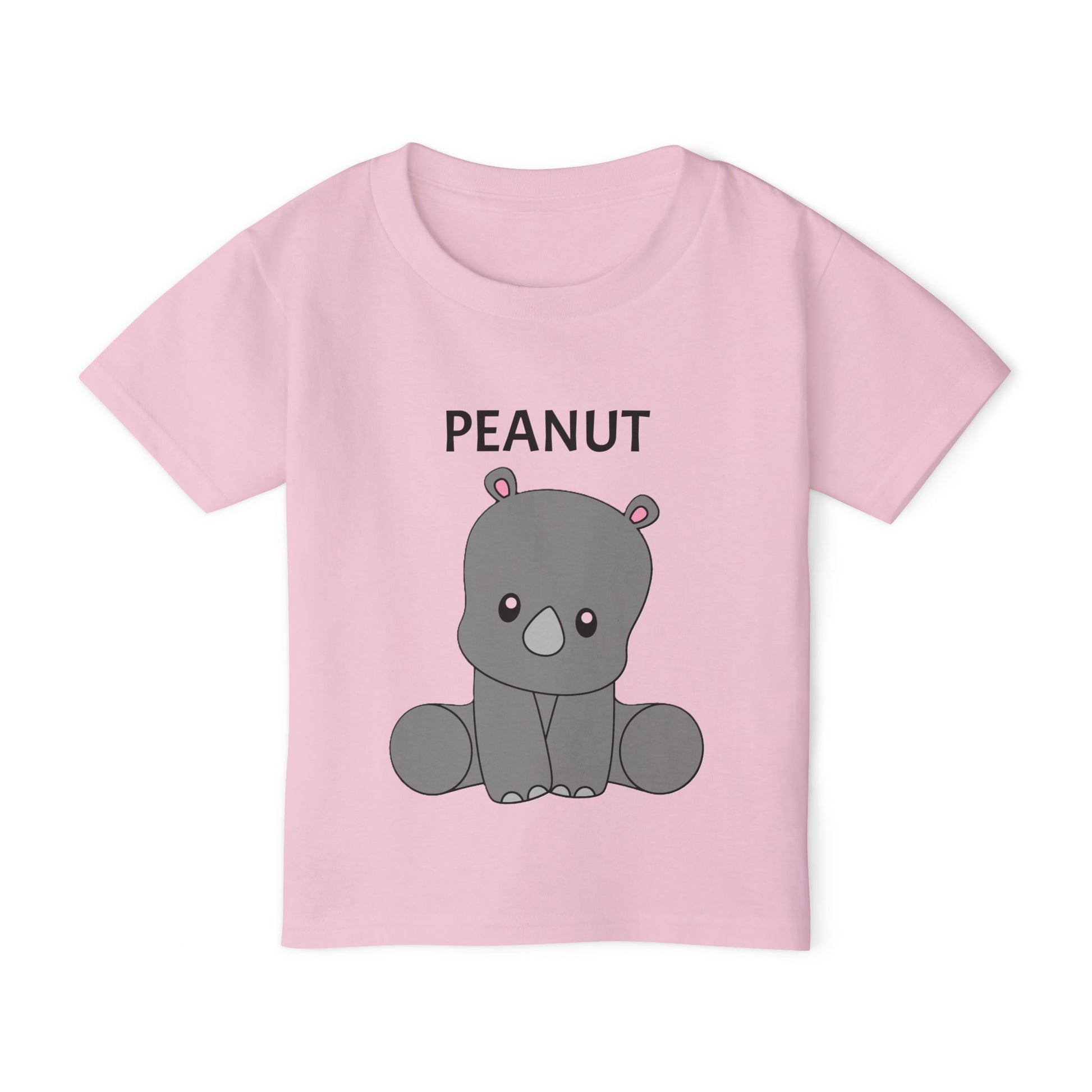 Customizable Baby Rhino Toddler T-shirt — Personalized Name, Playtime Design