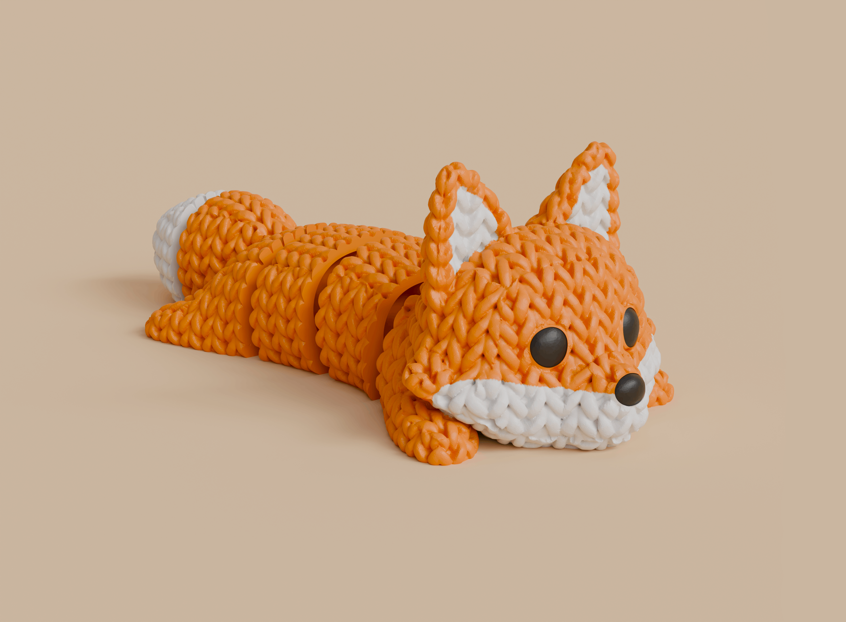 Articulated Animal Collectibles and Party Favors | Knit-Inspired Design Animals | Fidgets