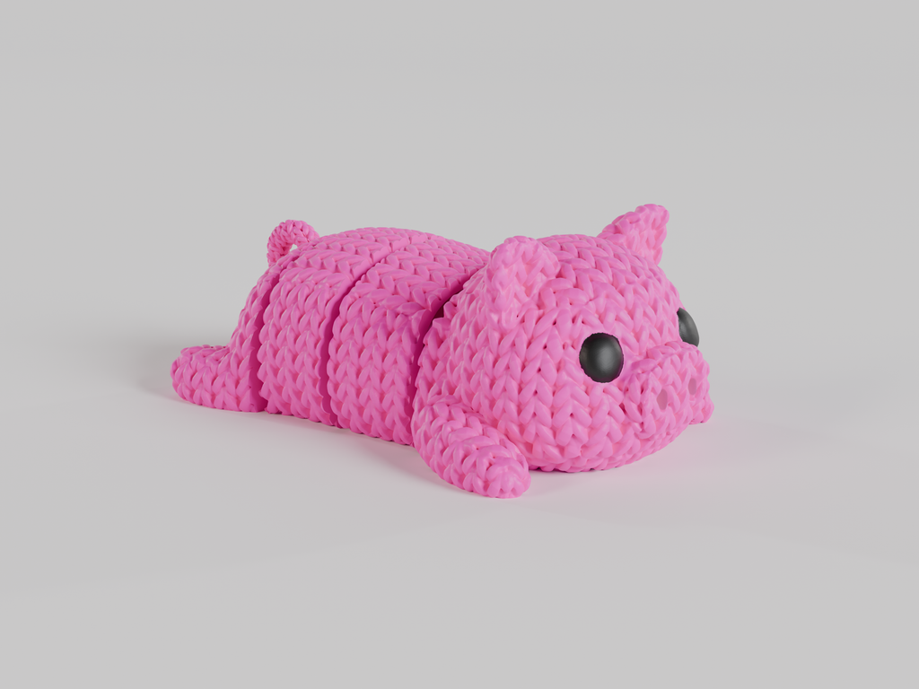 Articulated Animal 3D Printed Party Favors | Knit-imals | Knit-Inspired Animals | Fidgets for Kids & Adults