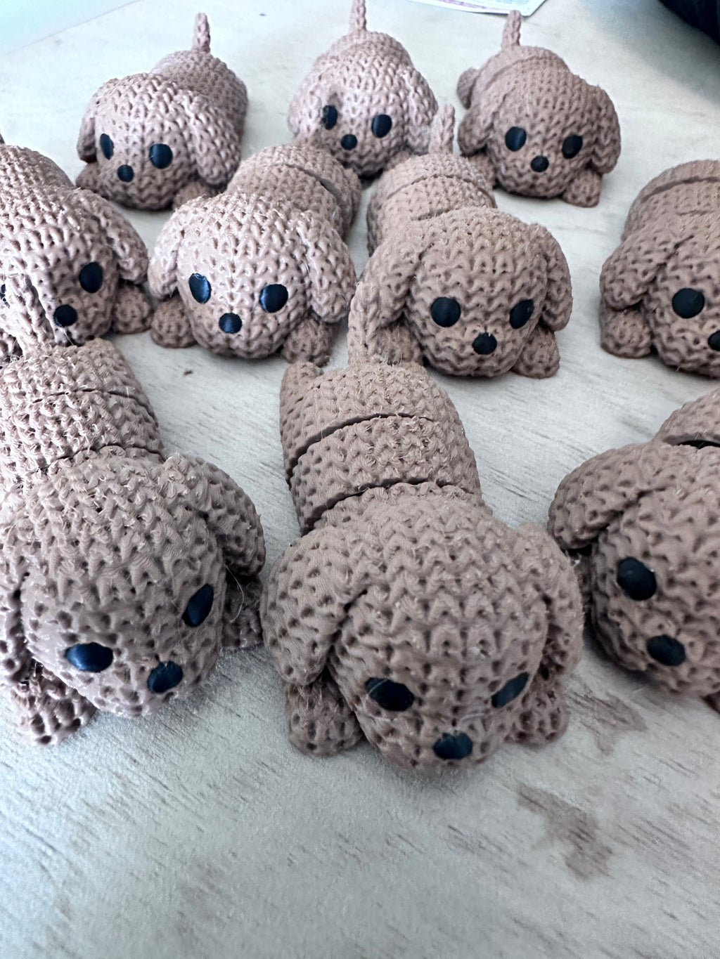 Articulated Animal 3D Printed Party Favors | Knit-imals | Knit-Inspired Animals | Fidgets for Kids & Adults
