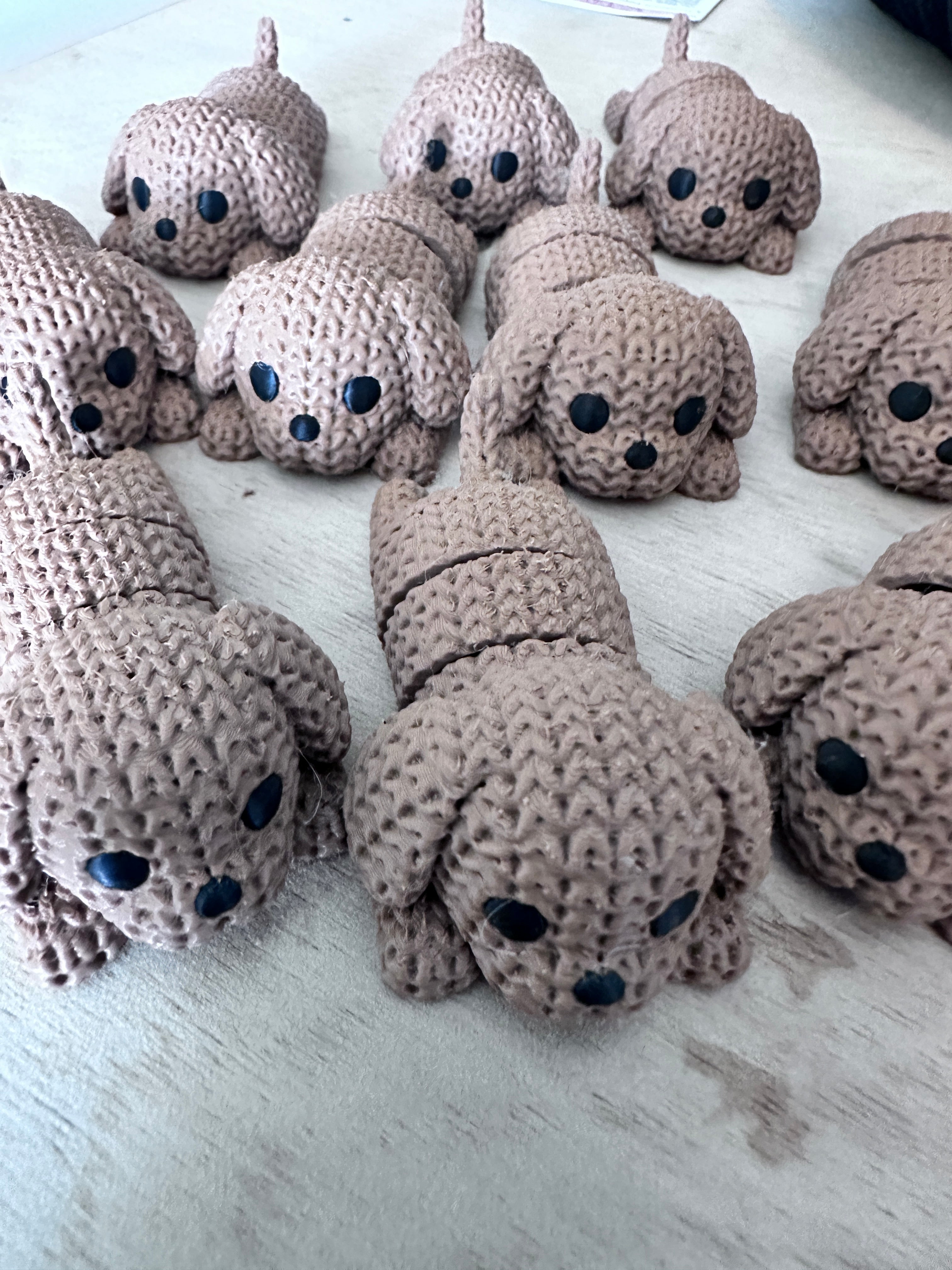 Articulated Animal Collectibles and Party Favors | Knit-Inspired Design Animals | Fidgets
