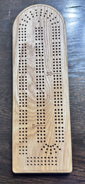 Small Hardwood Cribbage Board