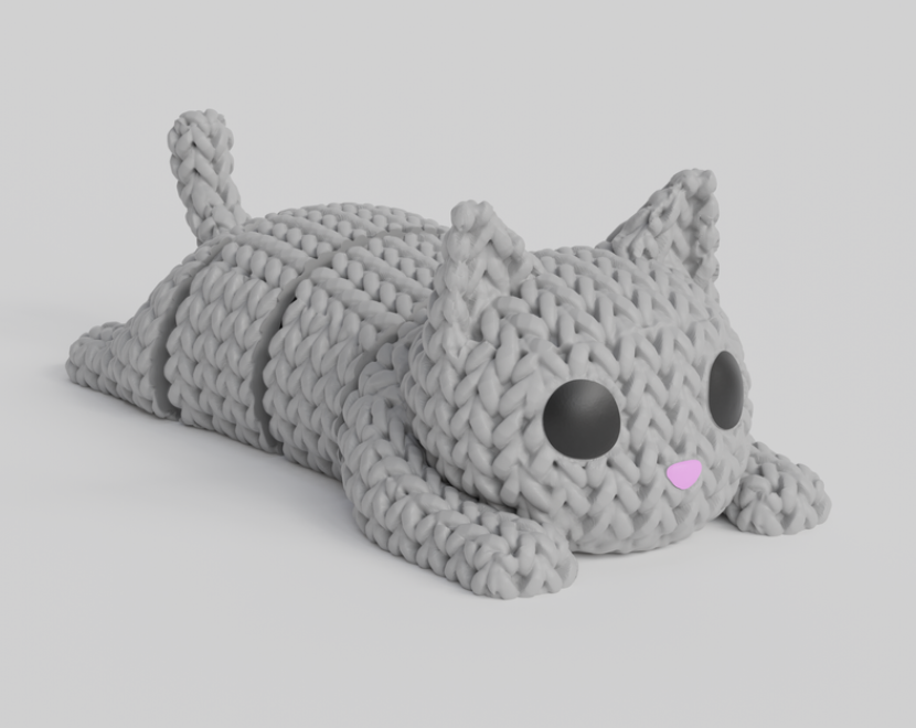 Articulated Animal Collectibles and Party Favors | Knit-Inspired Design Animals | Fidgets